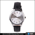 Black strap women watch stainless steel back japan quartz